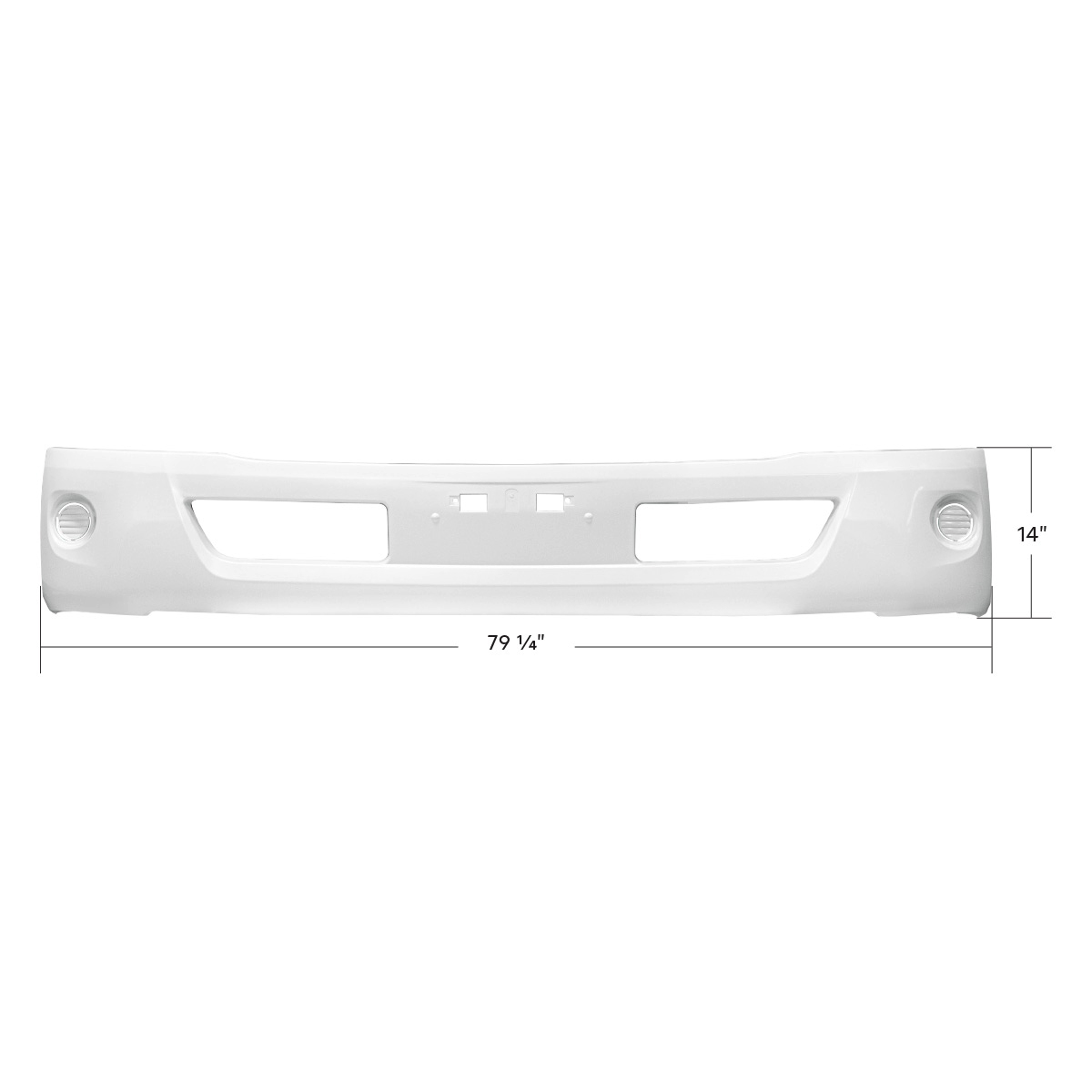 Bumper With Opening For Fog Light For 2016-2020 Hino 155/195 - Thumbnail 7