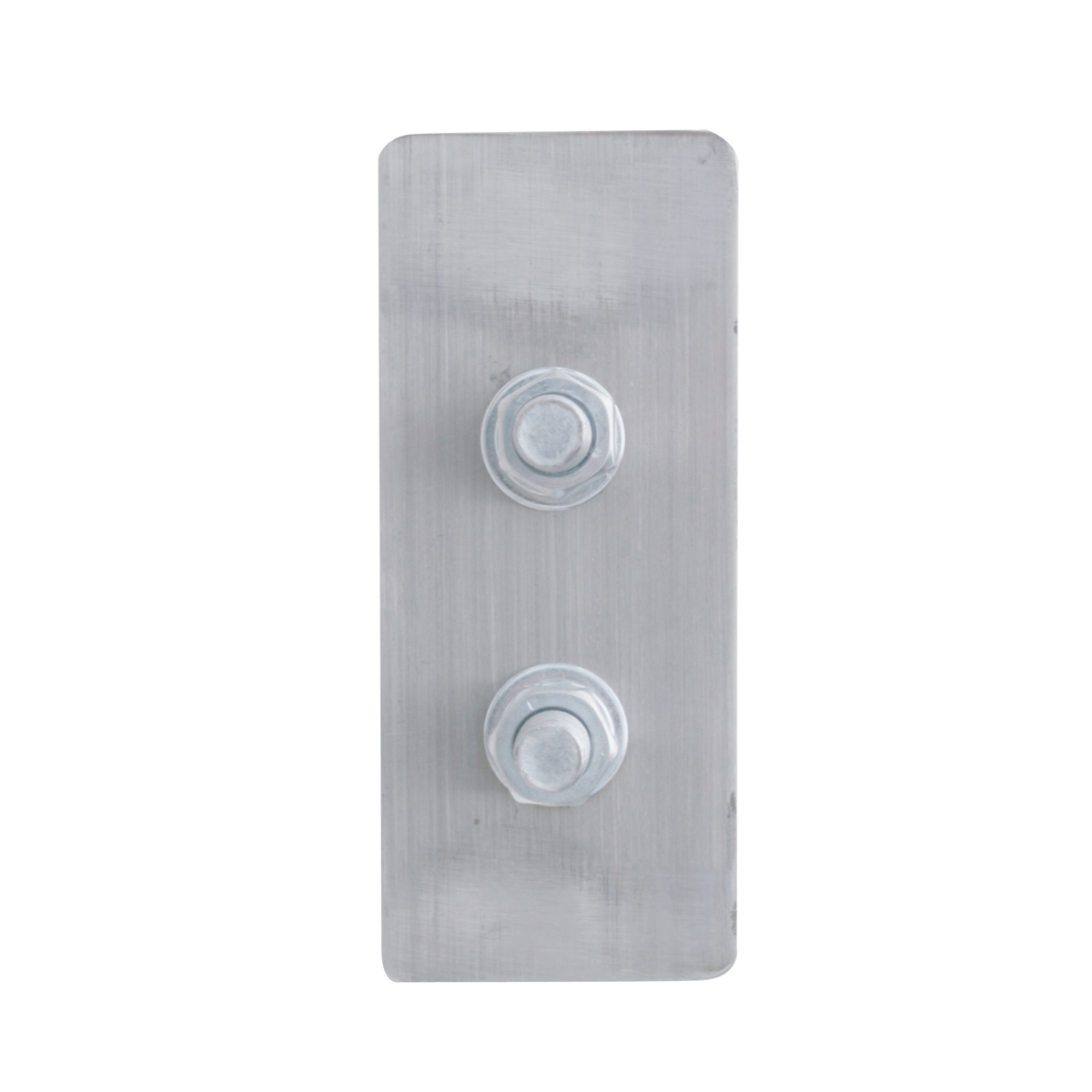 2" Bolt Pattern 430 SS Spring Loaded Light Bar With Three 4" Light Cutouts (Pair) - Thumbnail 2