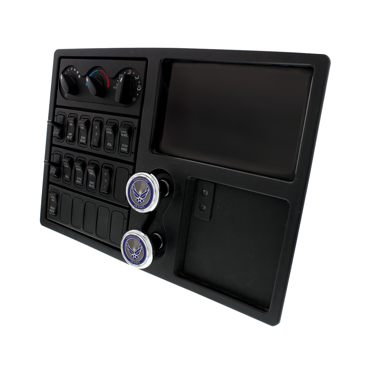 Deluxe Military Medallion Air Valve Knobs - Air Force - Thumbnail 4