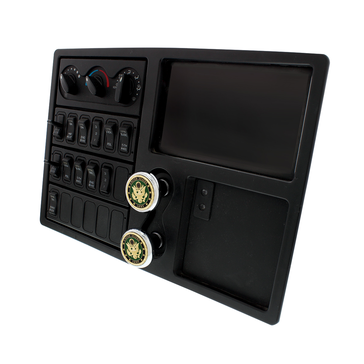 Deluxe Military Medallion Air Valve Knobs - Army - Thumbnail 4