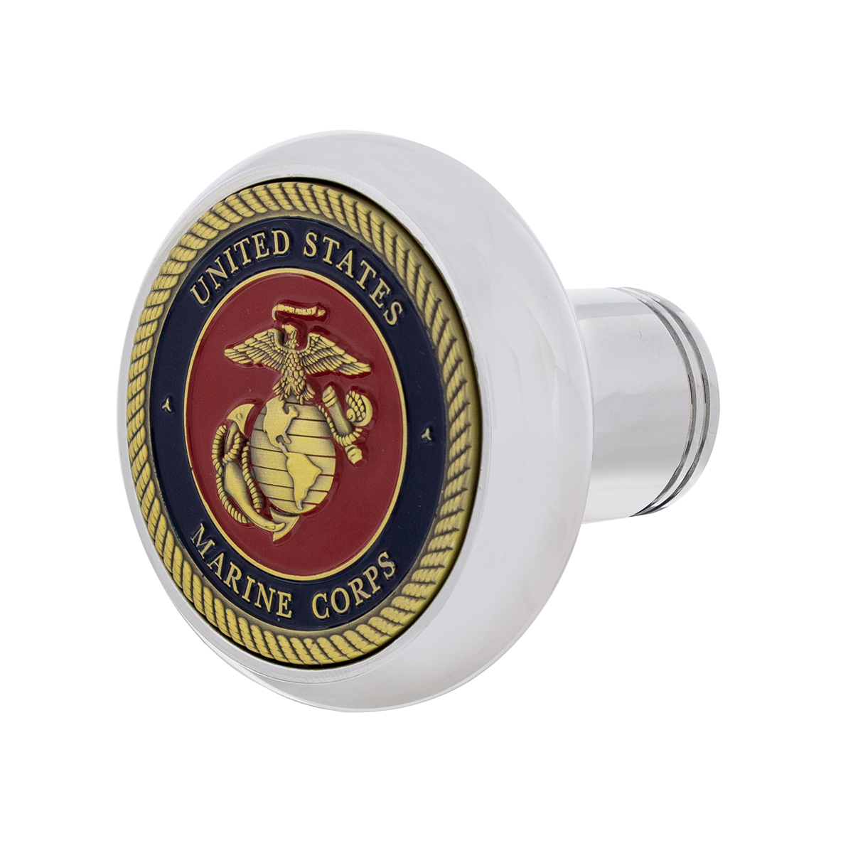 Deluxe Military Medallion Air Valve Knobs - Marine - Thumbnail 2