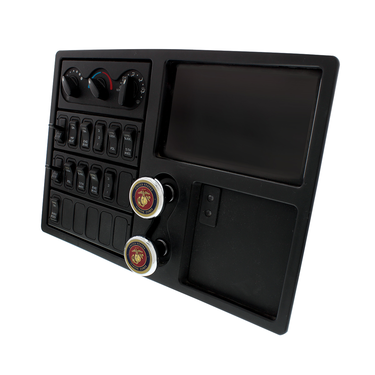 Deluxe Military Medallion Air Valve Knobs - Marine - Thumbnail 4