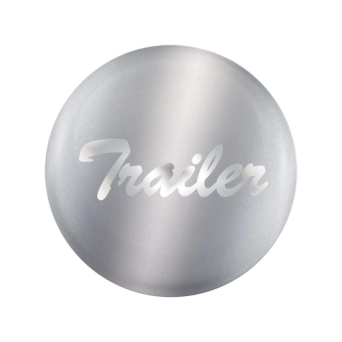 "Trailer" Chrome Aluminum Screw-On Air Valve Knob With Multi Color Glossy Sticker - Thumbnail 6