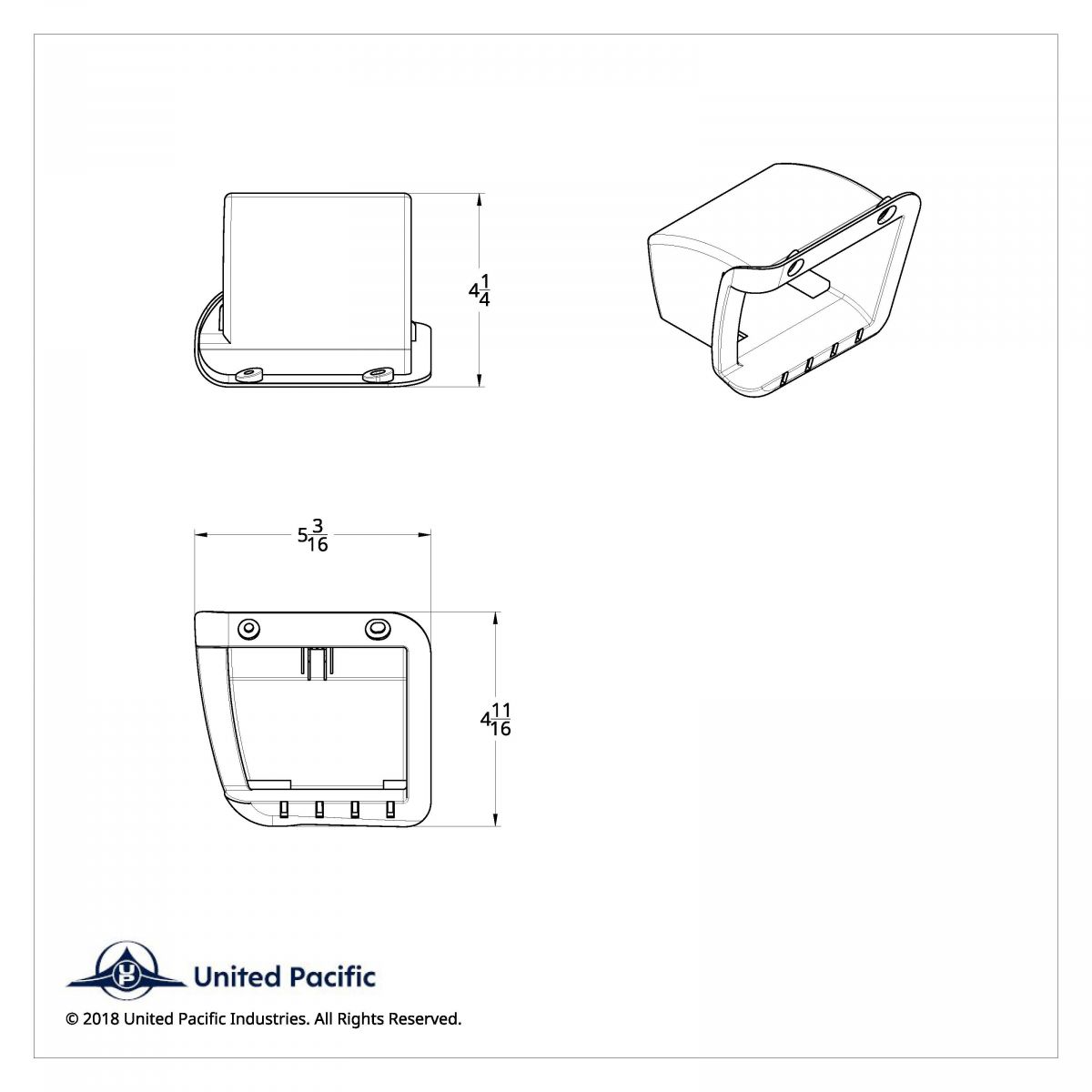 Chrome Plastic Ashtray Trim For 2006 And Newer Peterbilt - Thumbnail 5