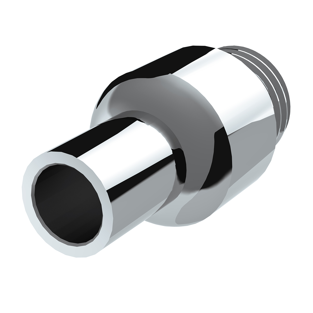 Chrome Aluminum Air Valve Adapter With M30X3.5 Threads - Thumbnail 2