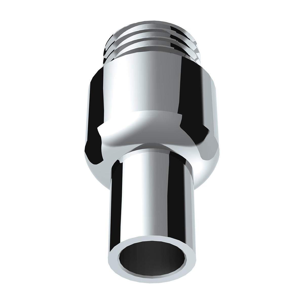 Chrome Aluminum Air Valve Adapter With M30X3.5 Threads - Thumbnail 4