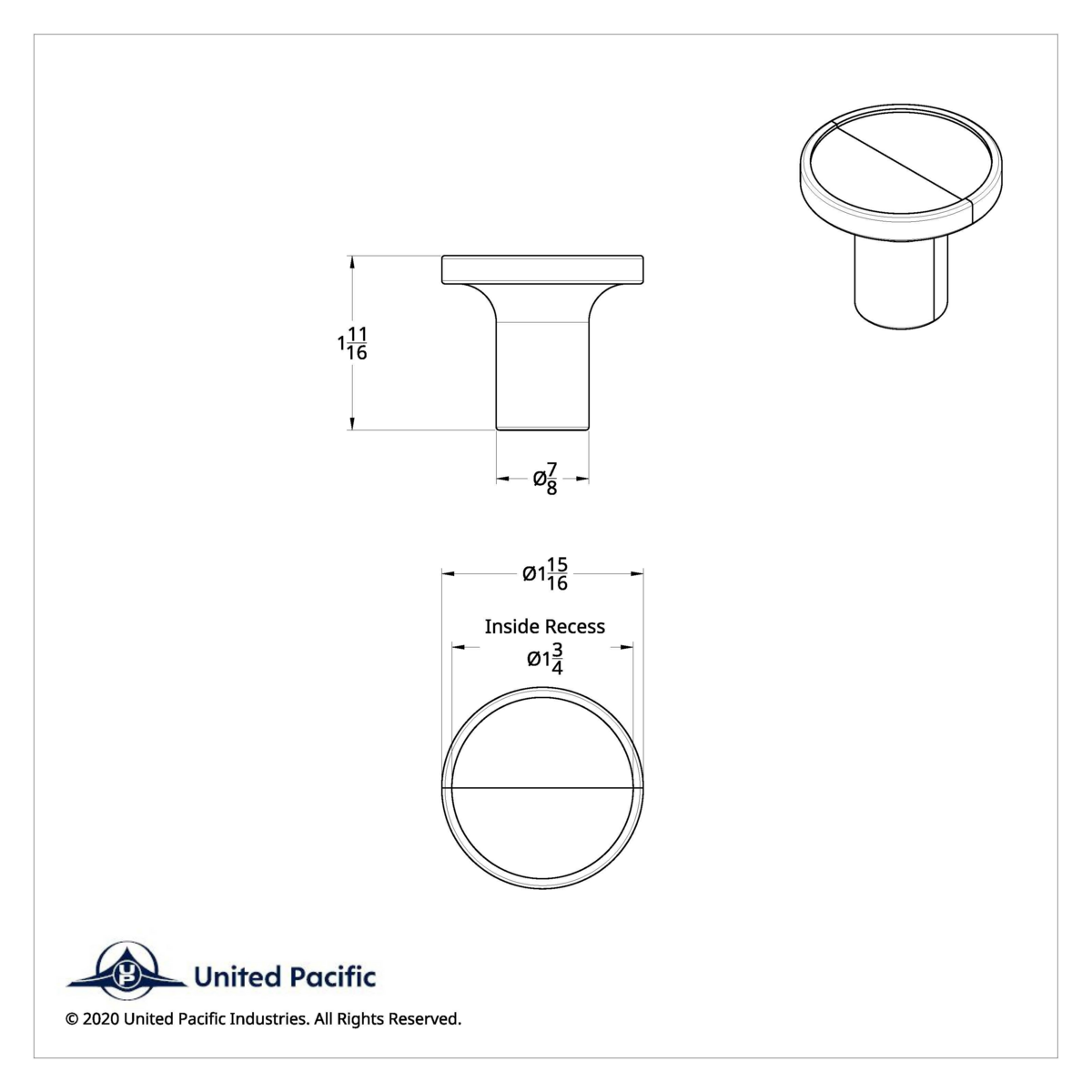 Screw-On Air Valve Knob - Chrome - Thumbnail 6