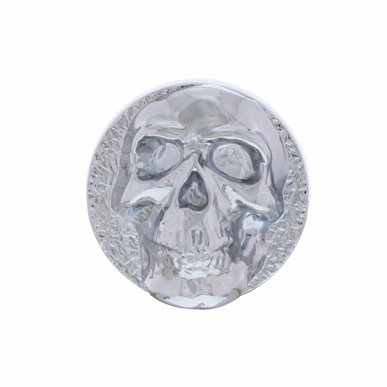 Chrome Skull Dash Knob