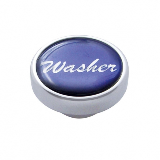 "Washer" Dash Knob - Blue Glossy Sticker