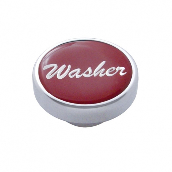 "Washer" Dash Knob - Red Glossy Sticker
