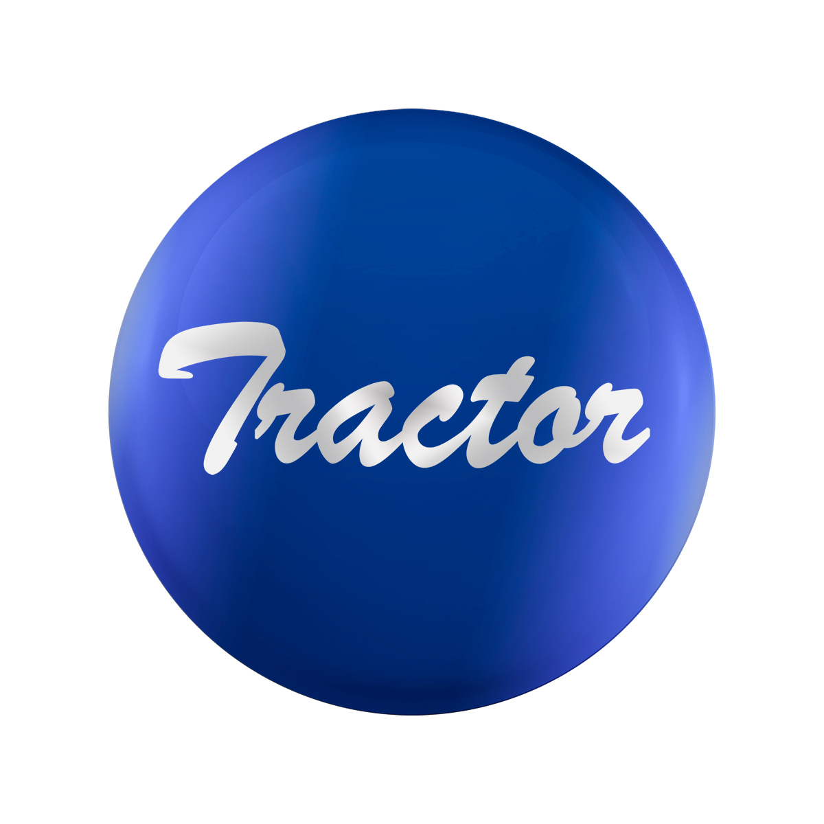 "Tractor" Glossy Air Valve Knob Candy Color Sticker - Indigo Blue - Thumbnail 4