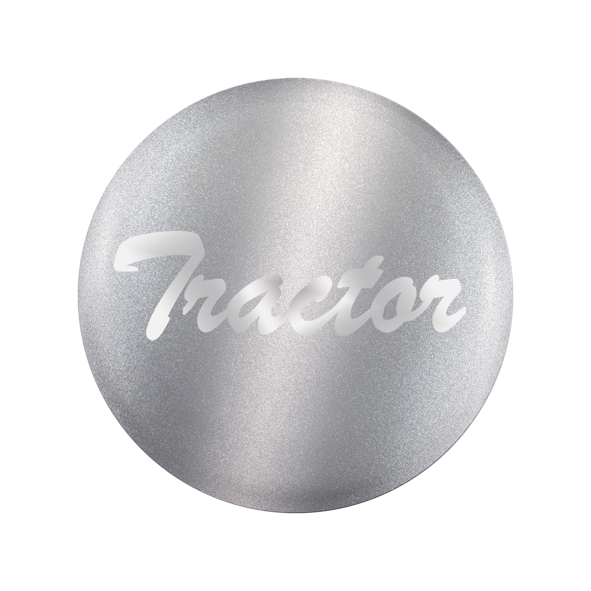 "Tractor" Glossy Air Valve Knob Candy Color Sticker -Liquid Silver - Thumbnail 4