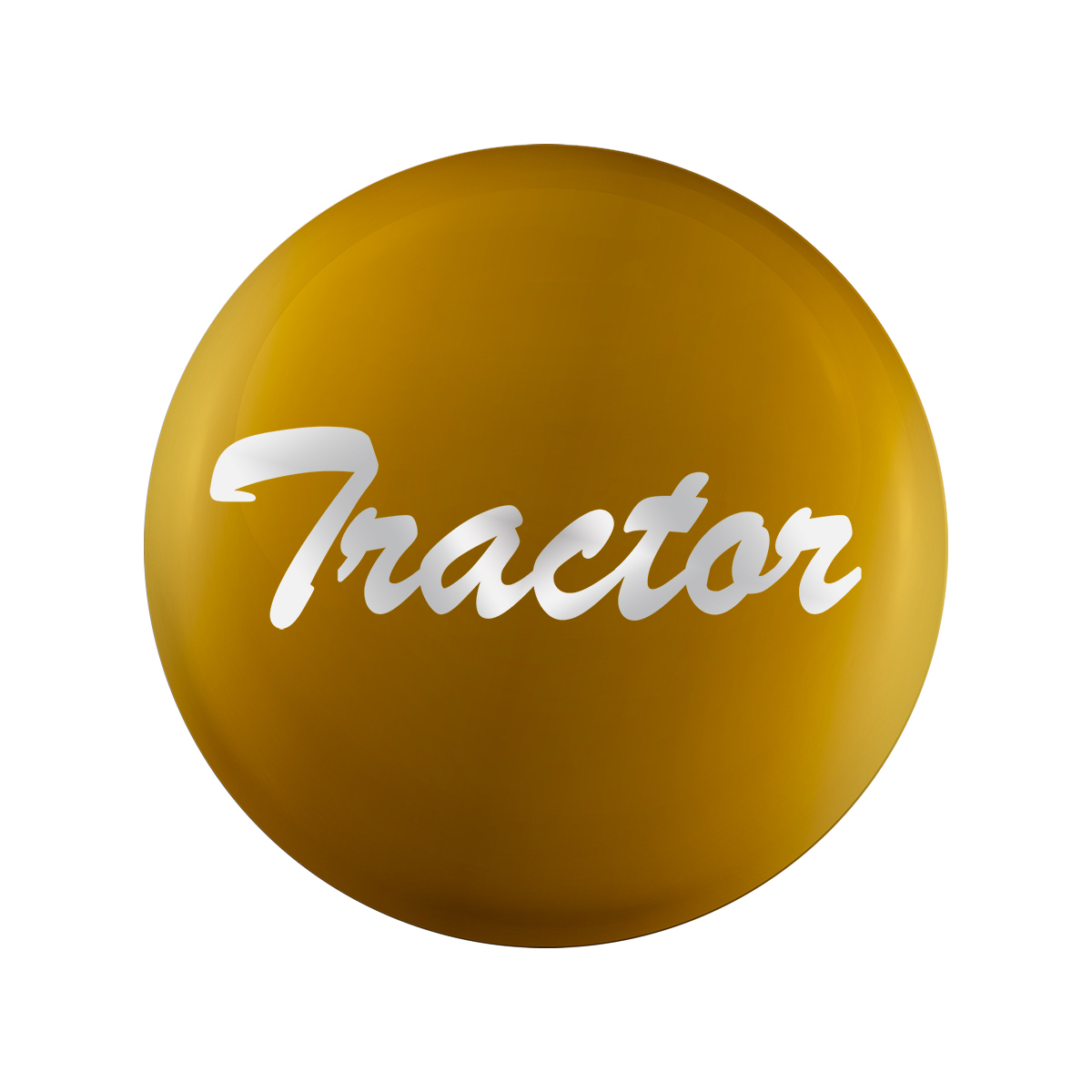 "Tractor" Glossy Air Valve Knob Candy Color Sticker -Electric Yellow - Thumbnail 4