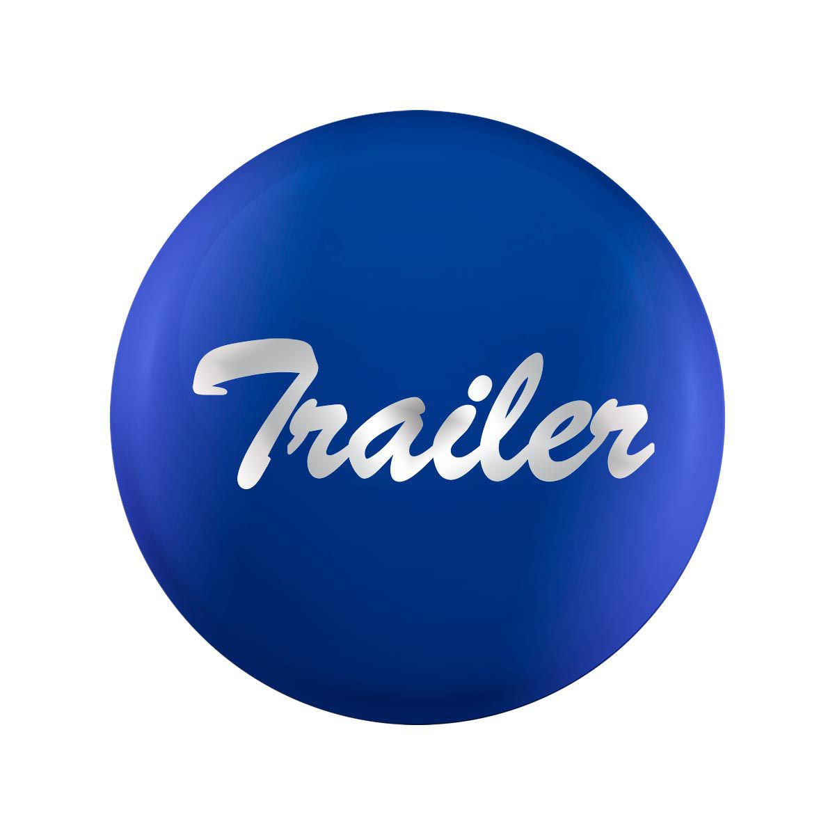 "Trailer" Glossy Air Valve Knob Candy Color Sticker - Indigo Blue