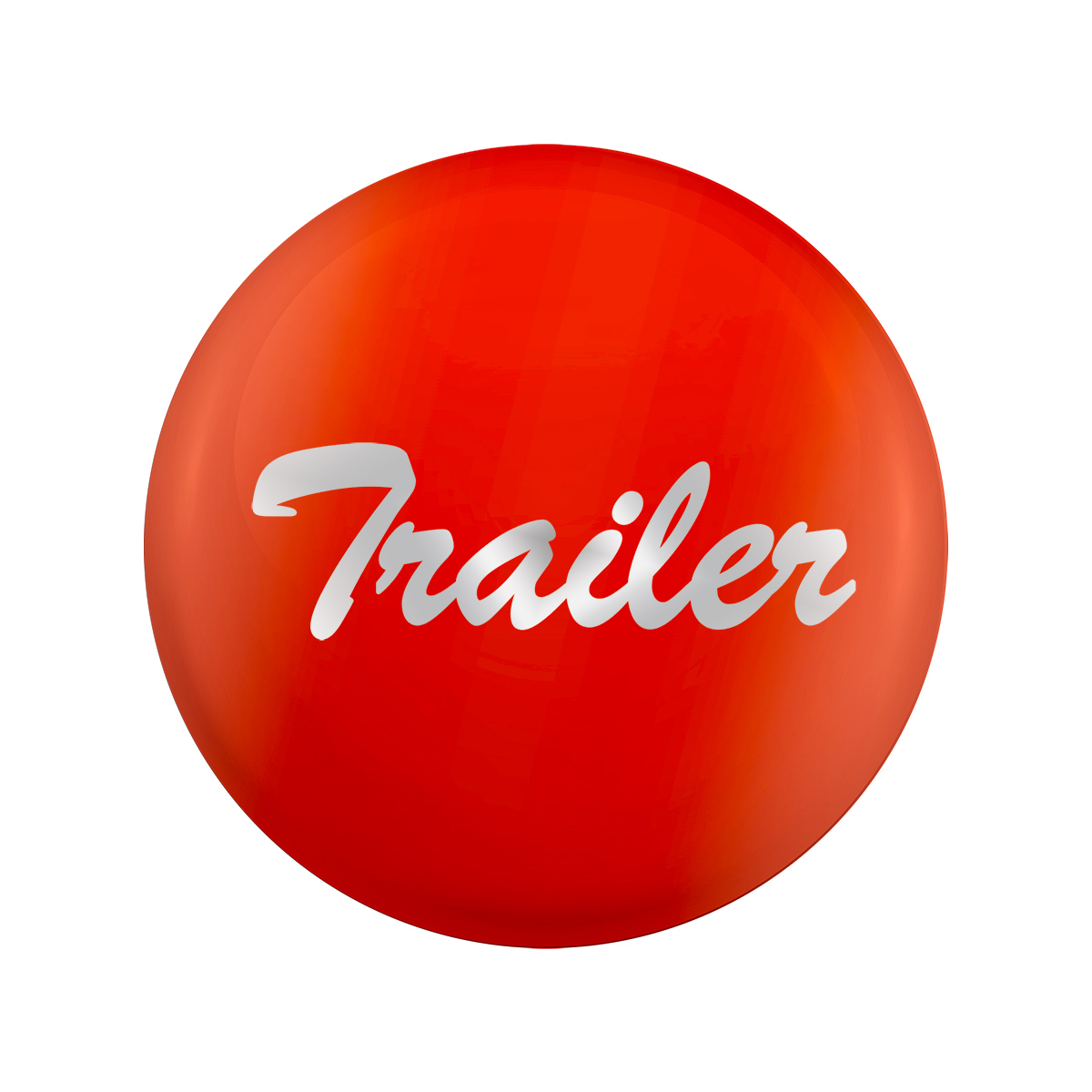 "Trailer" Glossy Air Valve Knob Candy Color Sticker - Cadmium Orange - Thumbnail 4