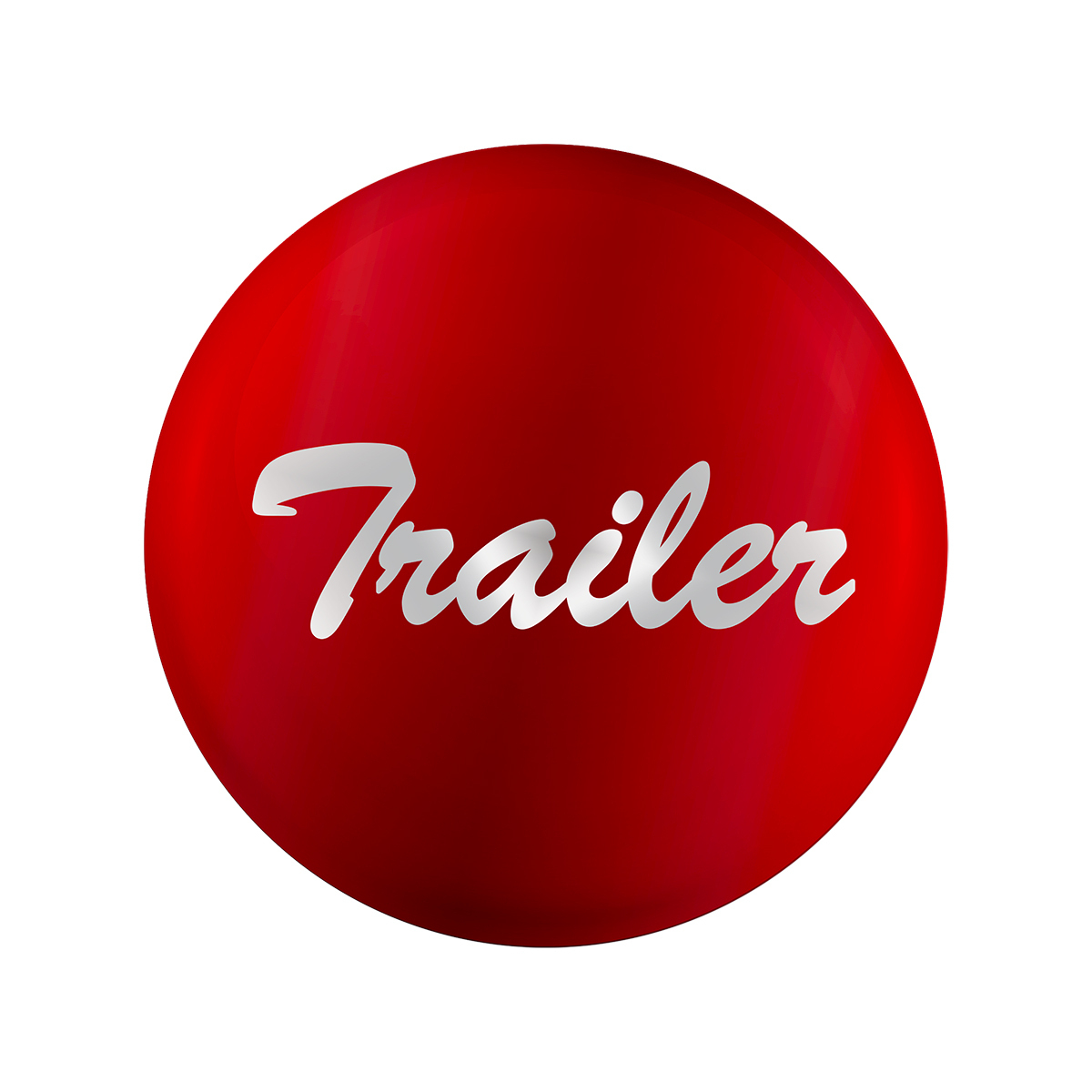 "Trailer" Glossy Air Valve Knob Candy Color Sticker - Candy Red - Thumbnail 4