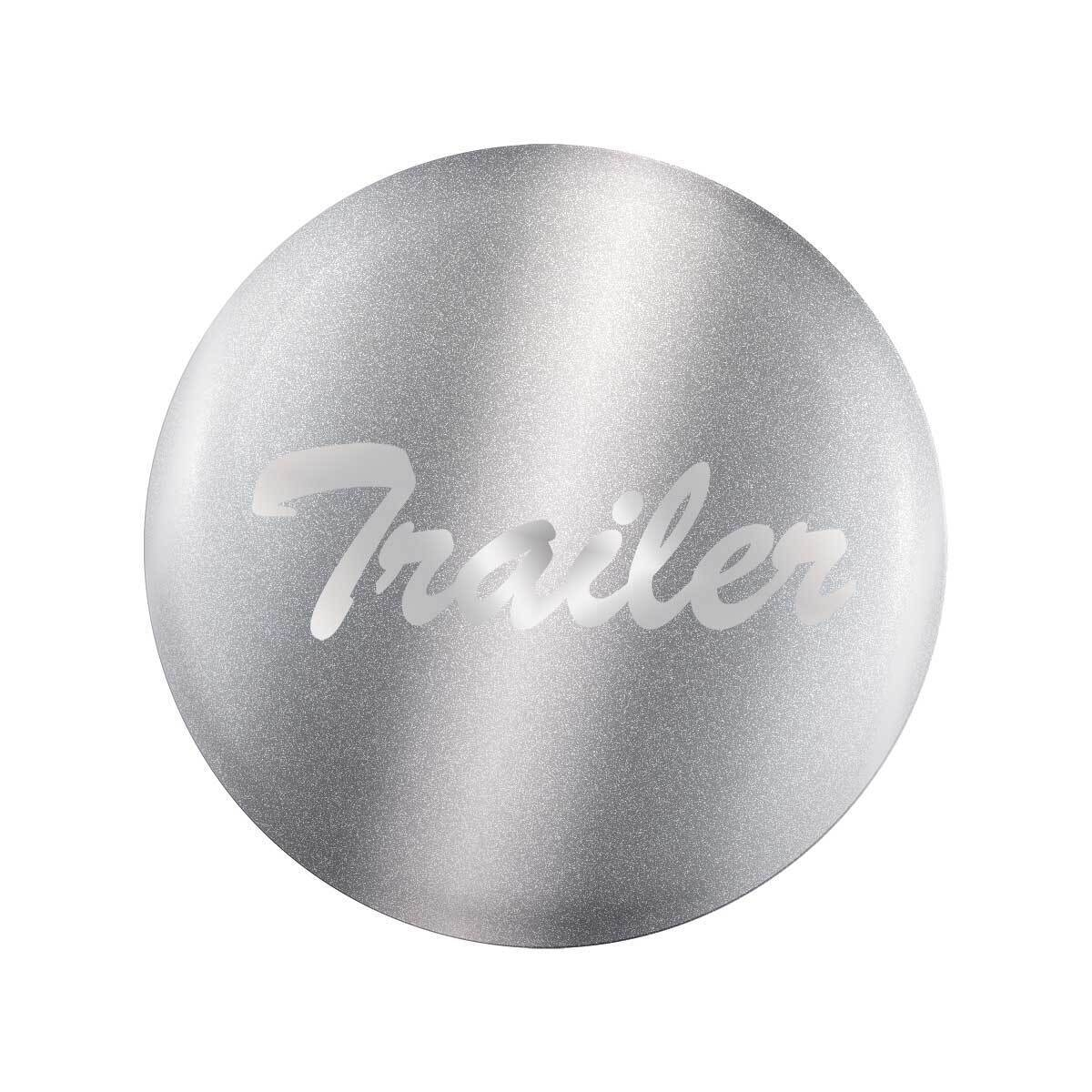 "Trailer" Glossy Air Valve Knob Candy Color Sticker - Liquid Silver - Thumbnail 4