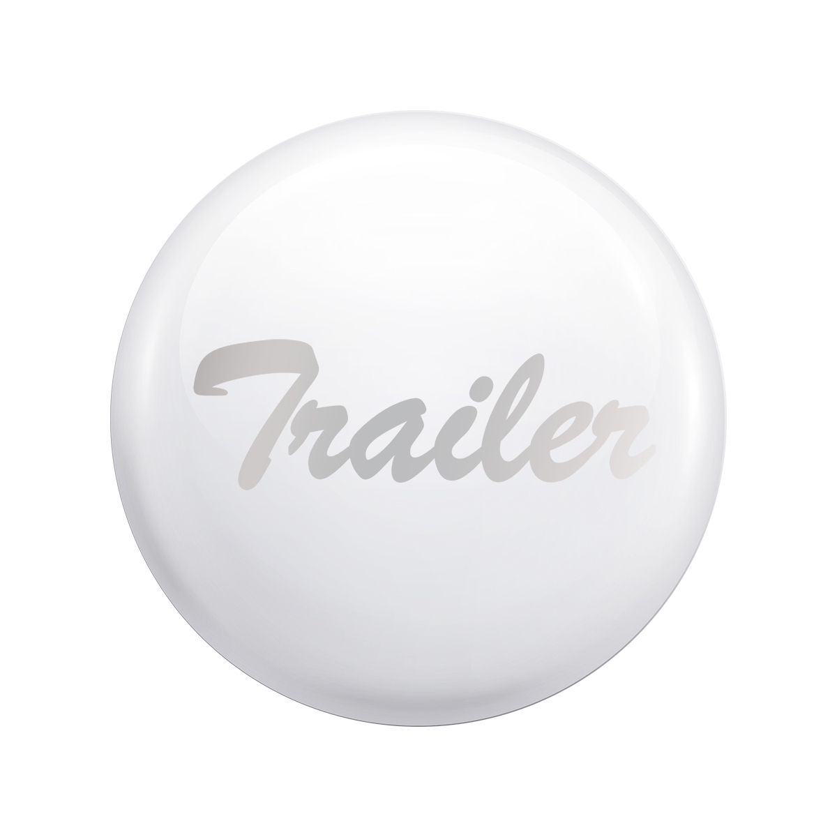 "Trailer" Glossy Air Valve Knob Candy Color Sticker - Pearl White - Thumbnail 4