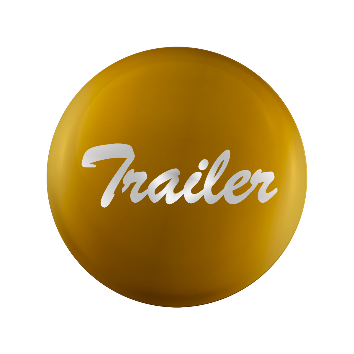 "Trailer" Glossy Air Valve Knob Candy Color Sticker - Electric Yellow - Thumbnail 4