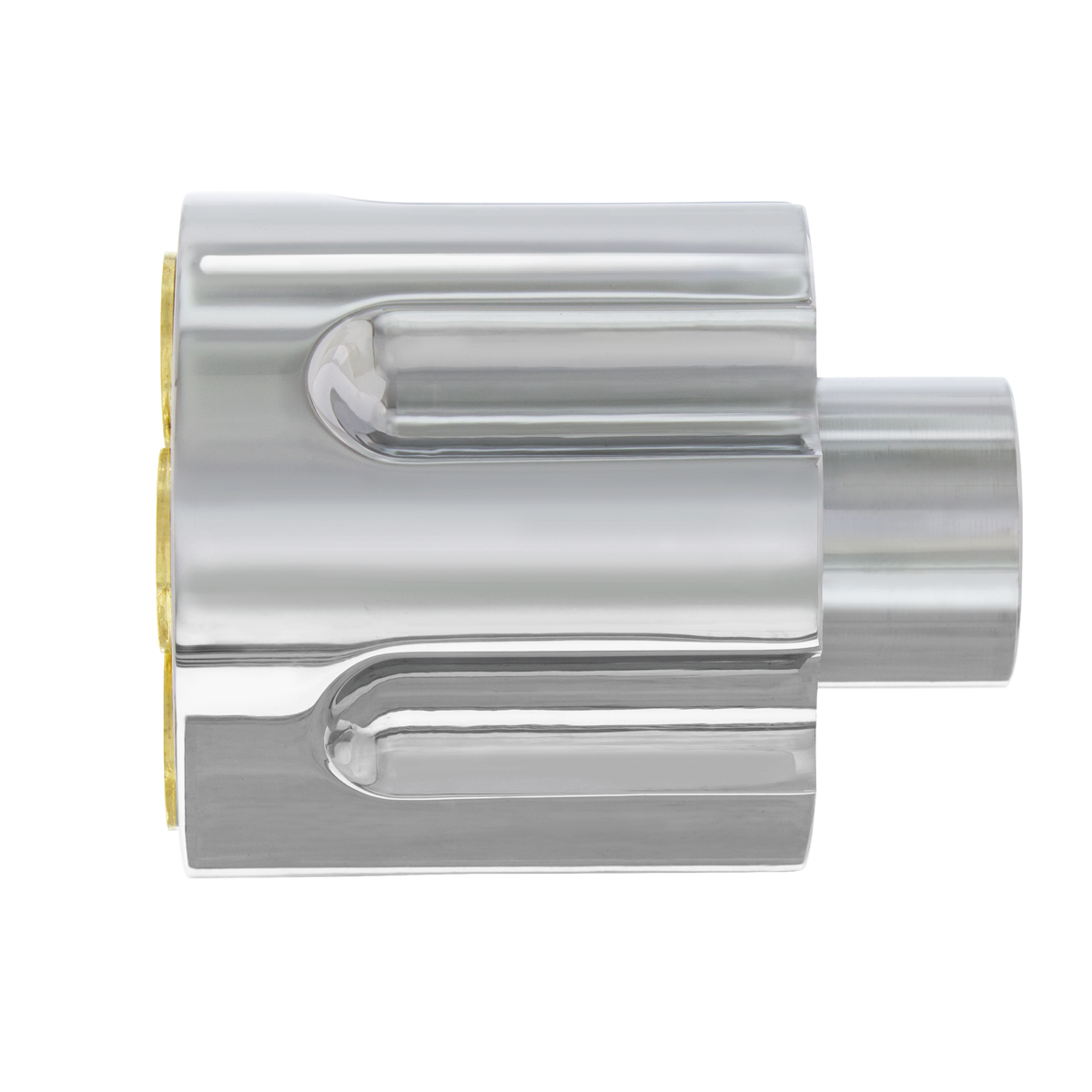 Chrome Aluminum Gun Barrel Air Valve Knob - Screw-On - Thumbnail 2