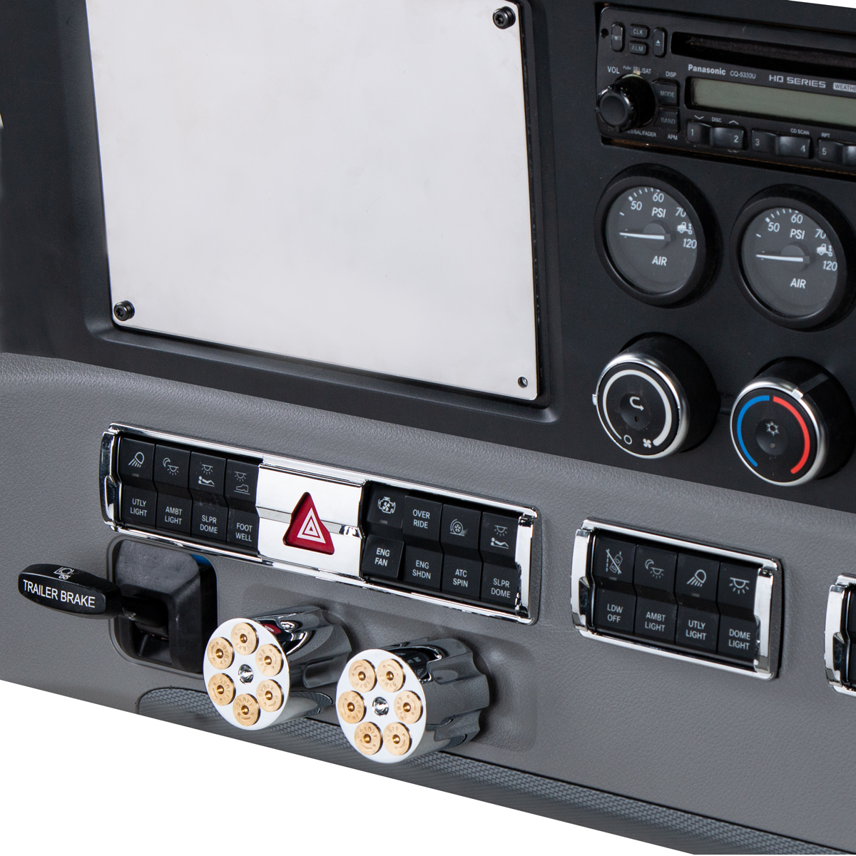 Chrome Aluminum Gun Barrel Air Valve Knob - Screw-On - Thumbnail 4