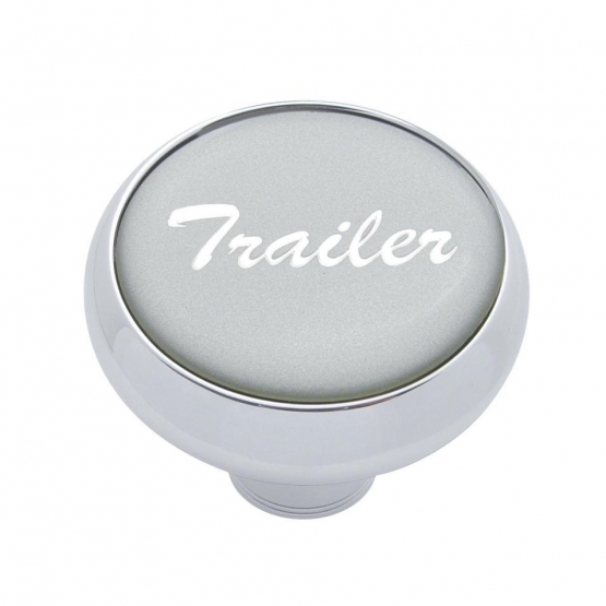 "Trailer" Deluxe Air Valve Knob - Silver Glossy Sticker