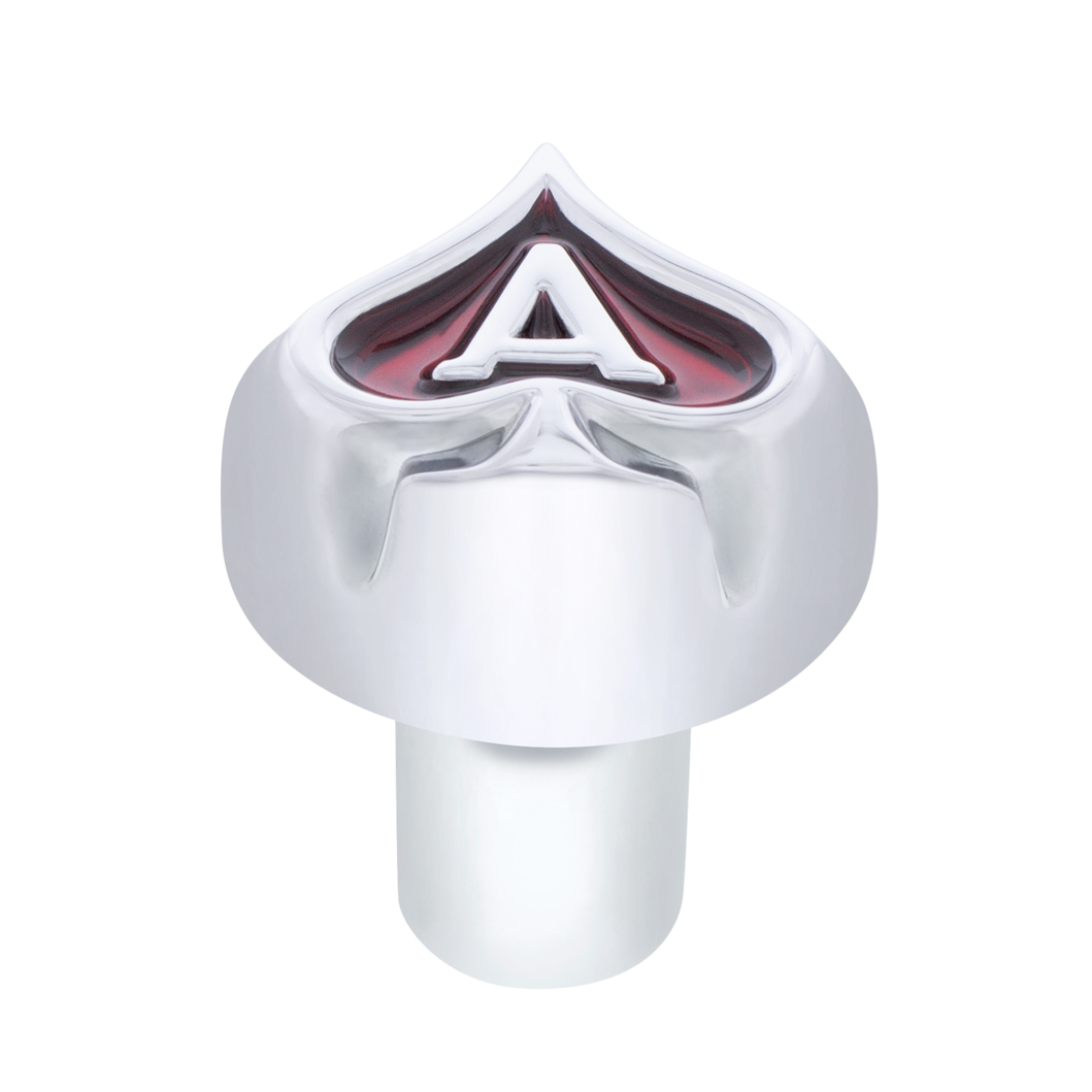 1/2"-13 Thread-On Ace of Spades Shift Knob - Chrome