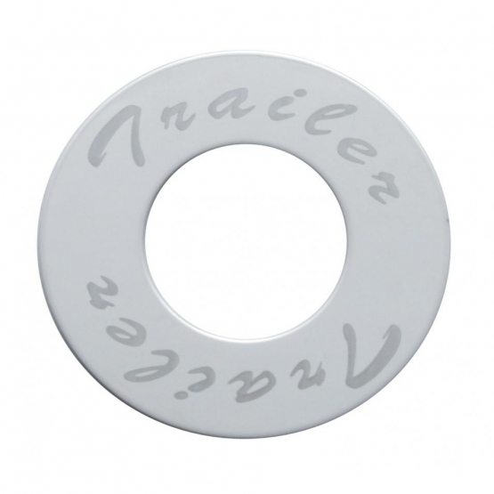 "Trailer" Stainless Deluxe Air Valve Knob Plaque Only