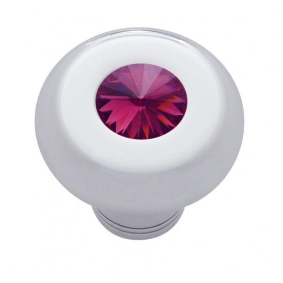 Small Deluxe Dash Knob With Purple Crystal