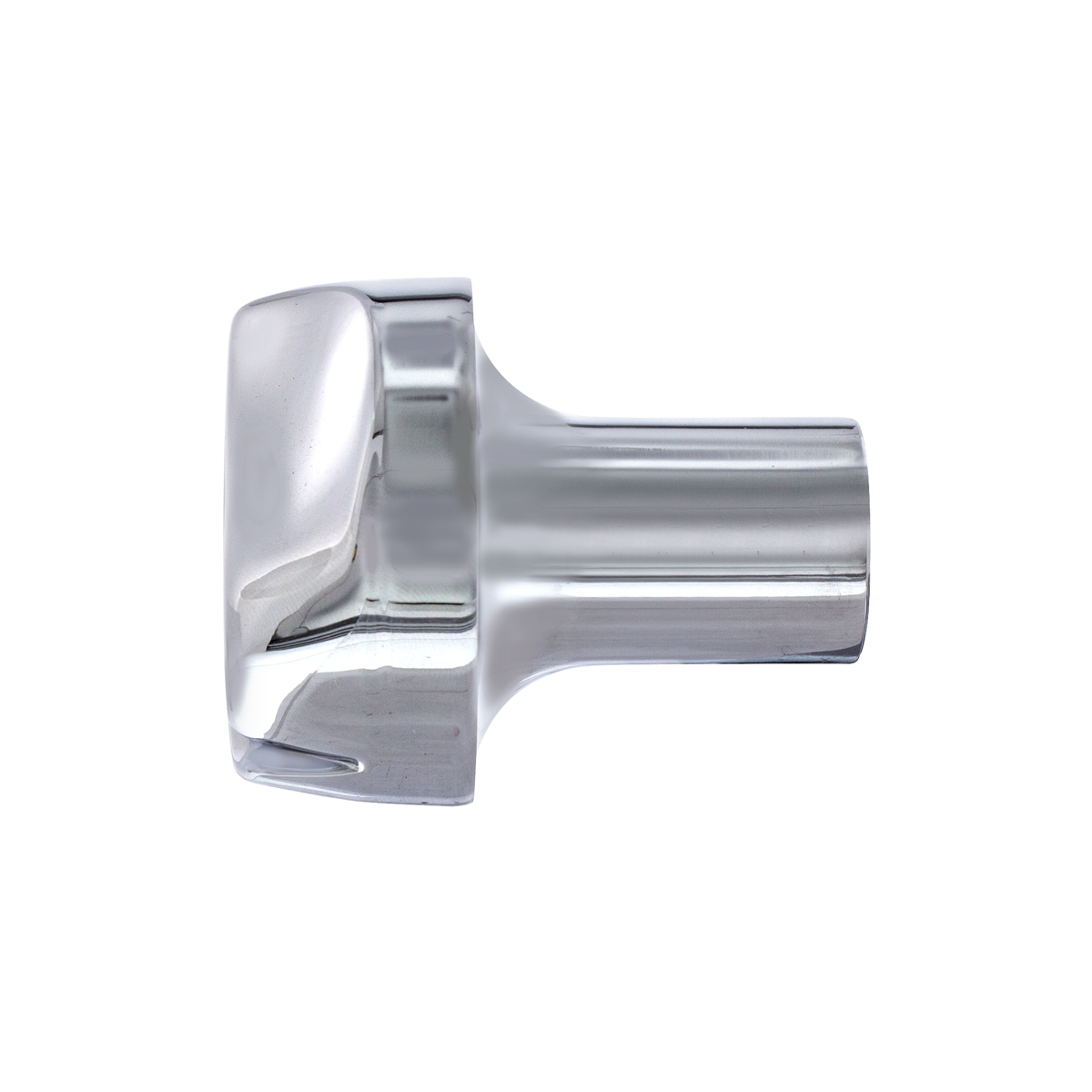 Ace Of Spades Air Valve Knob - Chrome With Red Inlay - Thumbnail 3