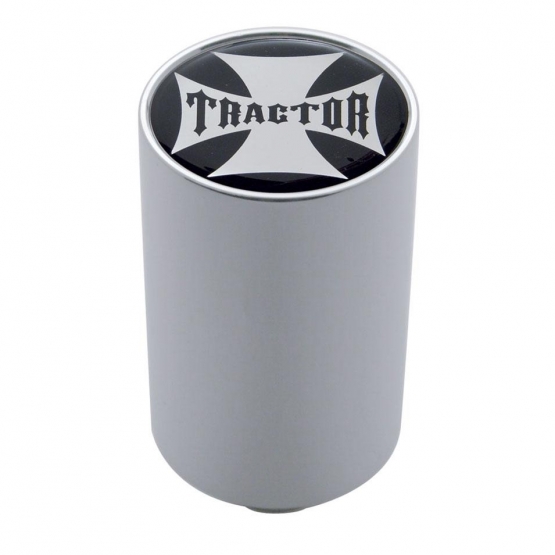 "Tractor" 3" Air Valve Knob - Black Maltese Cross Sticker