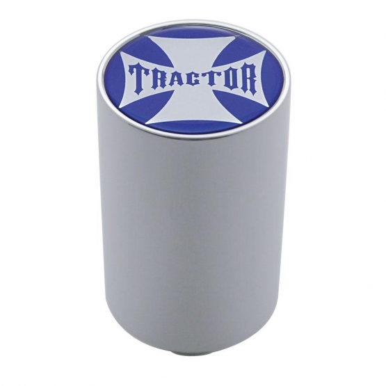 "Tractor" 3" Air Valve Knob - Blue Maltese Cross Sticker
