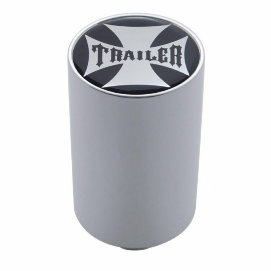 "Trailer" 3" Air Valve Knob - Black Maltese Cross Sticker
