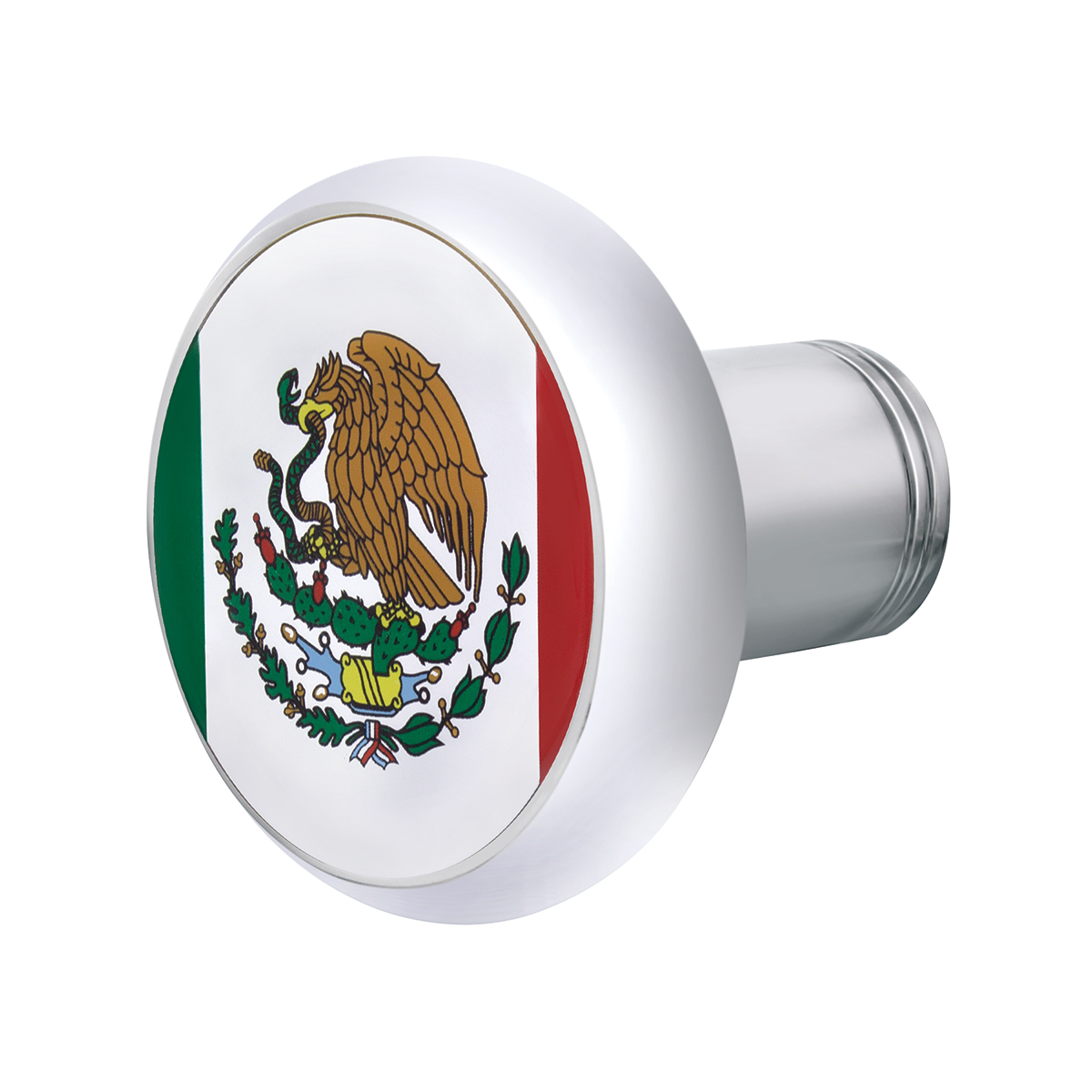 Deluxe Air Valve Knob - Mexico Flag - Thumbnail 3