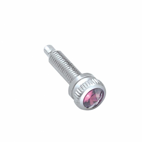 Short Dash Screw With Purple Crystal For Navistar International (6-Pack)