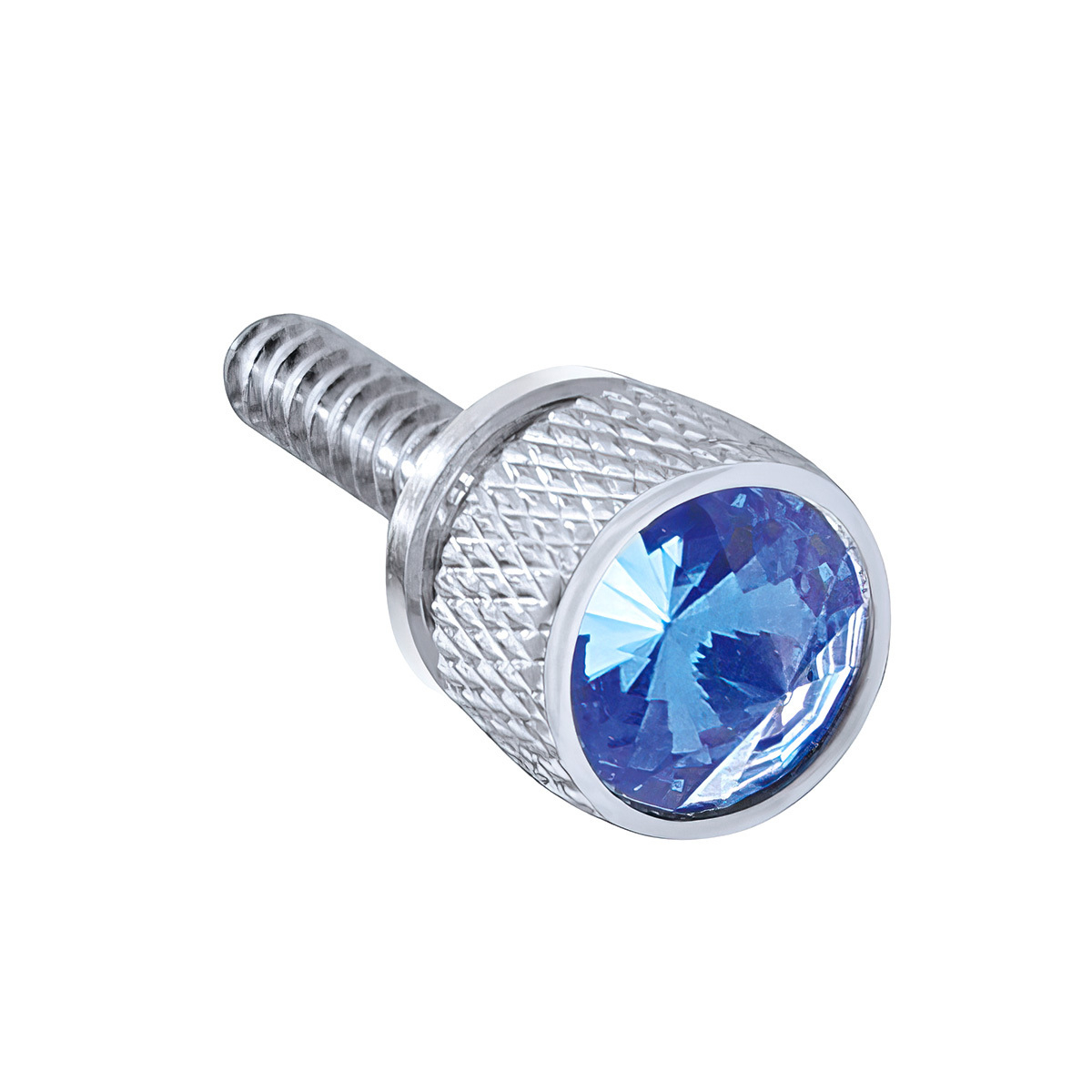 Dash Screw With Blue Crystal For 2008-2017 Freightliner Cascadia - Thumbnail 3