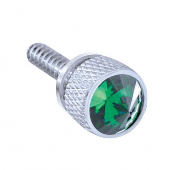 Dash Screw With Green Crystal For 2008-2017 Freightliner Cascadia