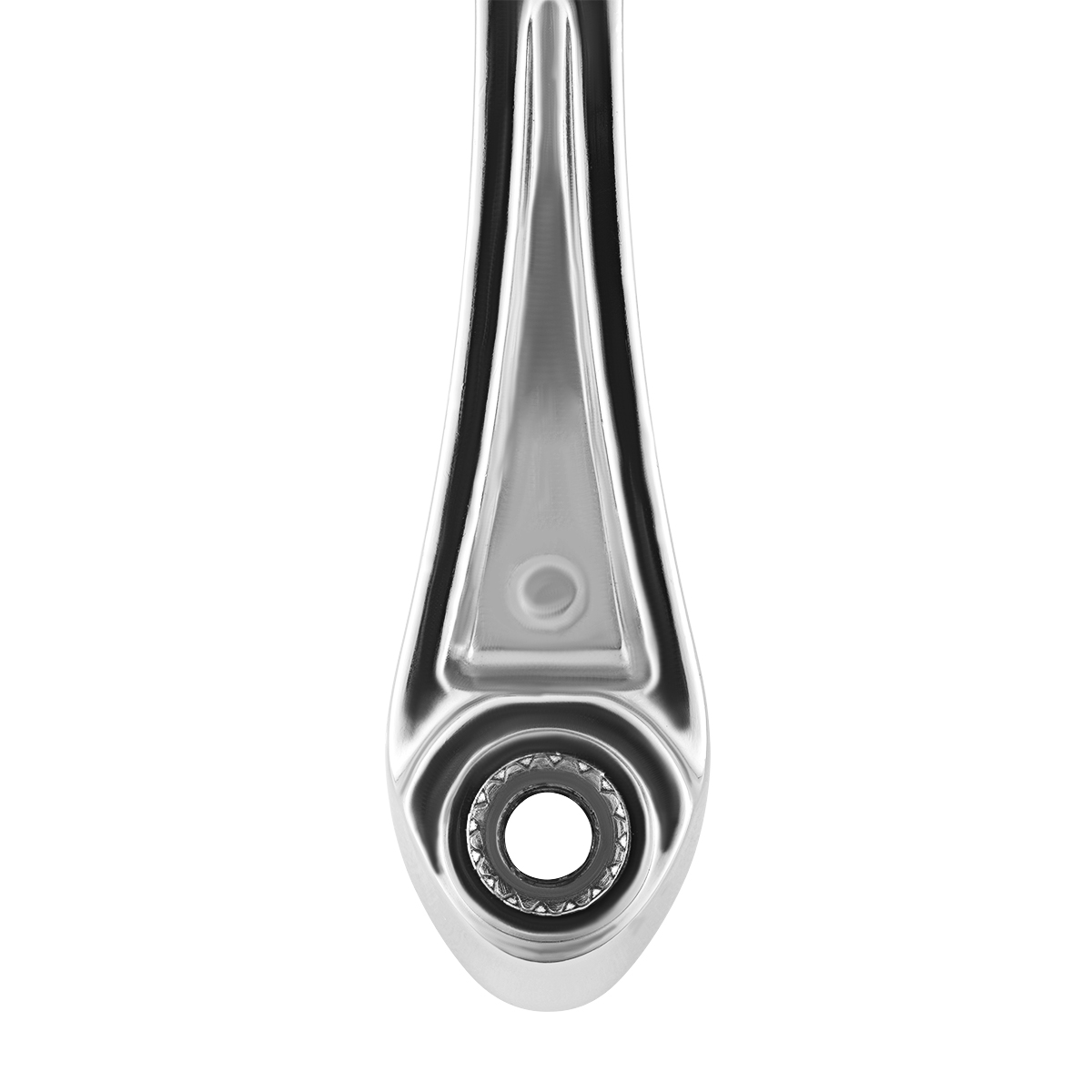 Chrome Die-Cast Window Crank With 16-Spline 7/16” OD Adapter - Red Crystal - Thumbnail 6