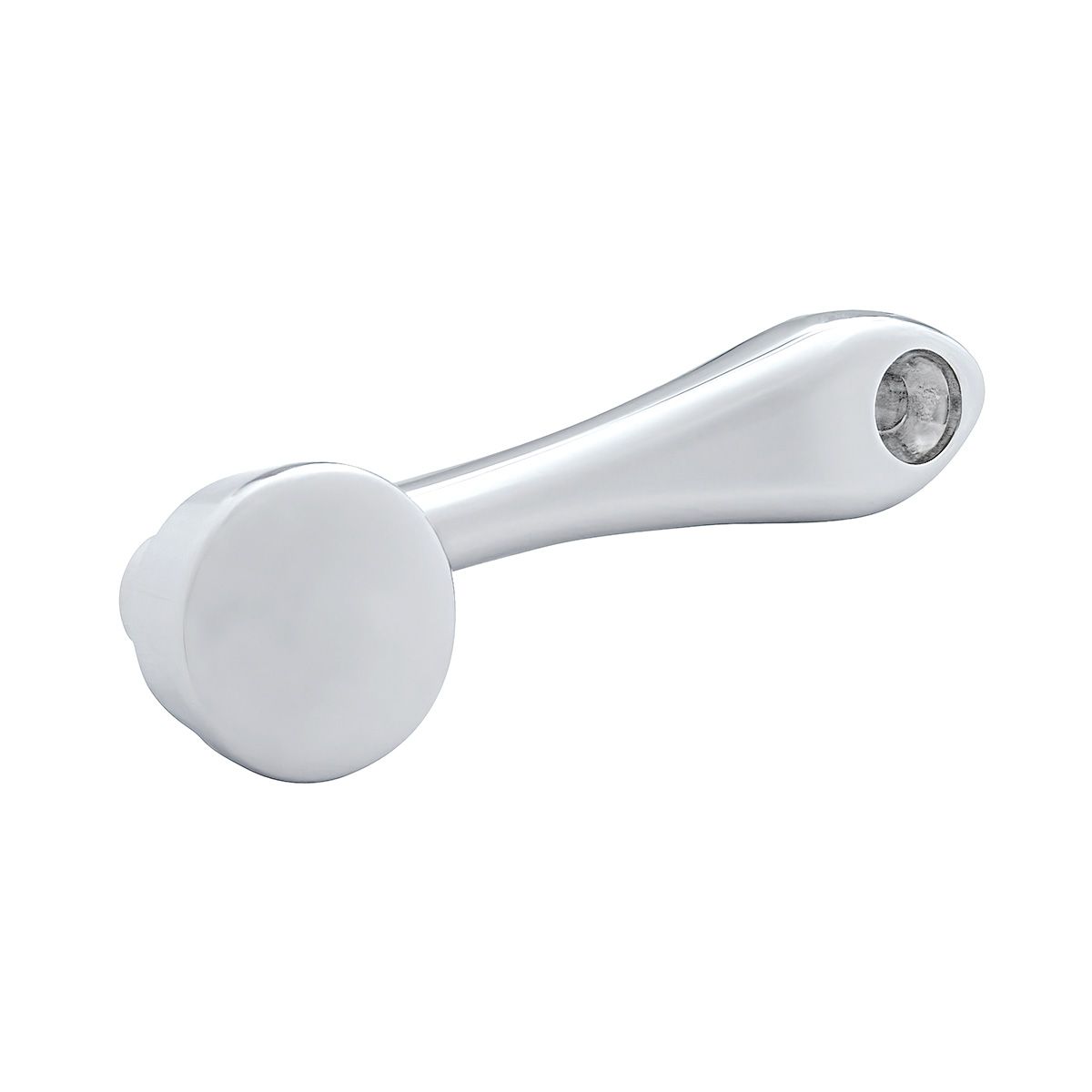 Chrome Die-Cast Window Crank With 3/8” Square Adapter - Plain