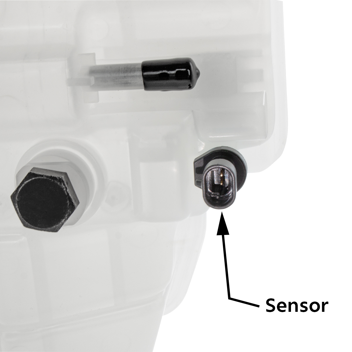 Pressurized Coolant Reservoir & Coolant Level Sensor For 2011-2015 International Prostar - Thumbnail 2