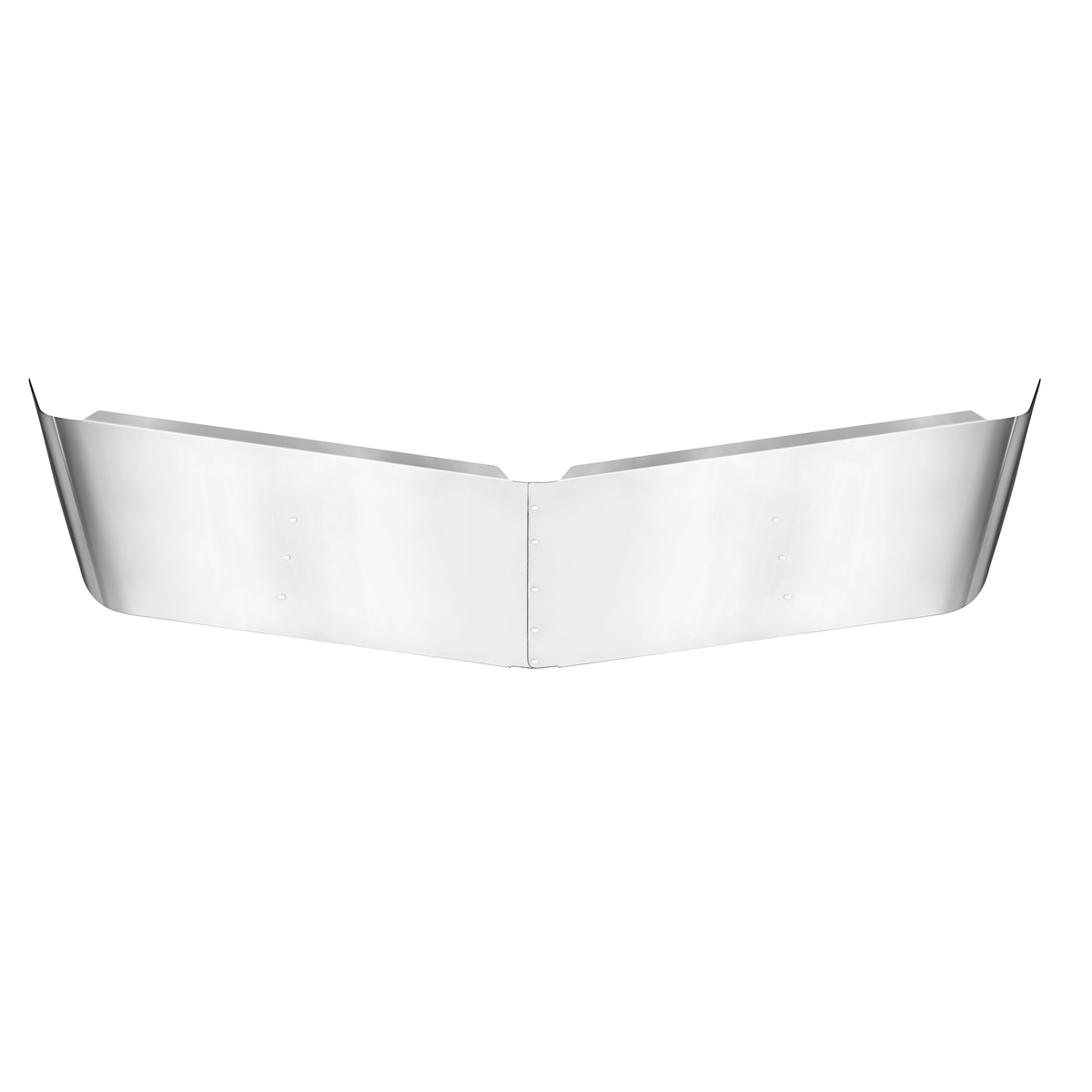 13" Stainless Drop Sunvisor For Petebilt 379, 385, 357 - Thumbnail 3