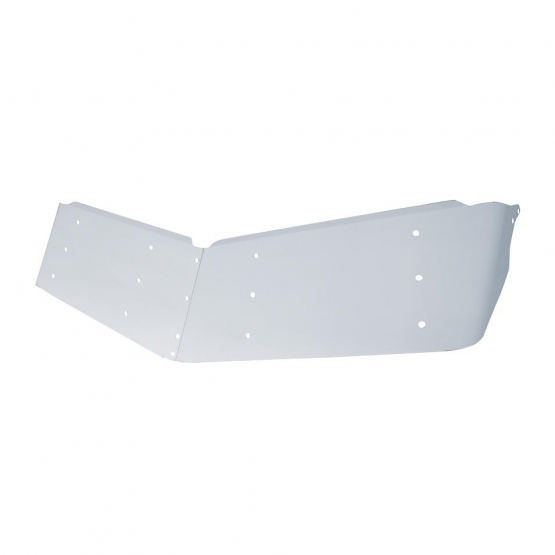 14" Stainless Ultra Cab Drop Sunvisor For 1997-2001 Peterbilt 379 - Thumbnail 2