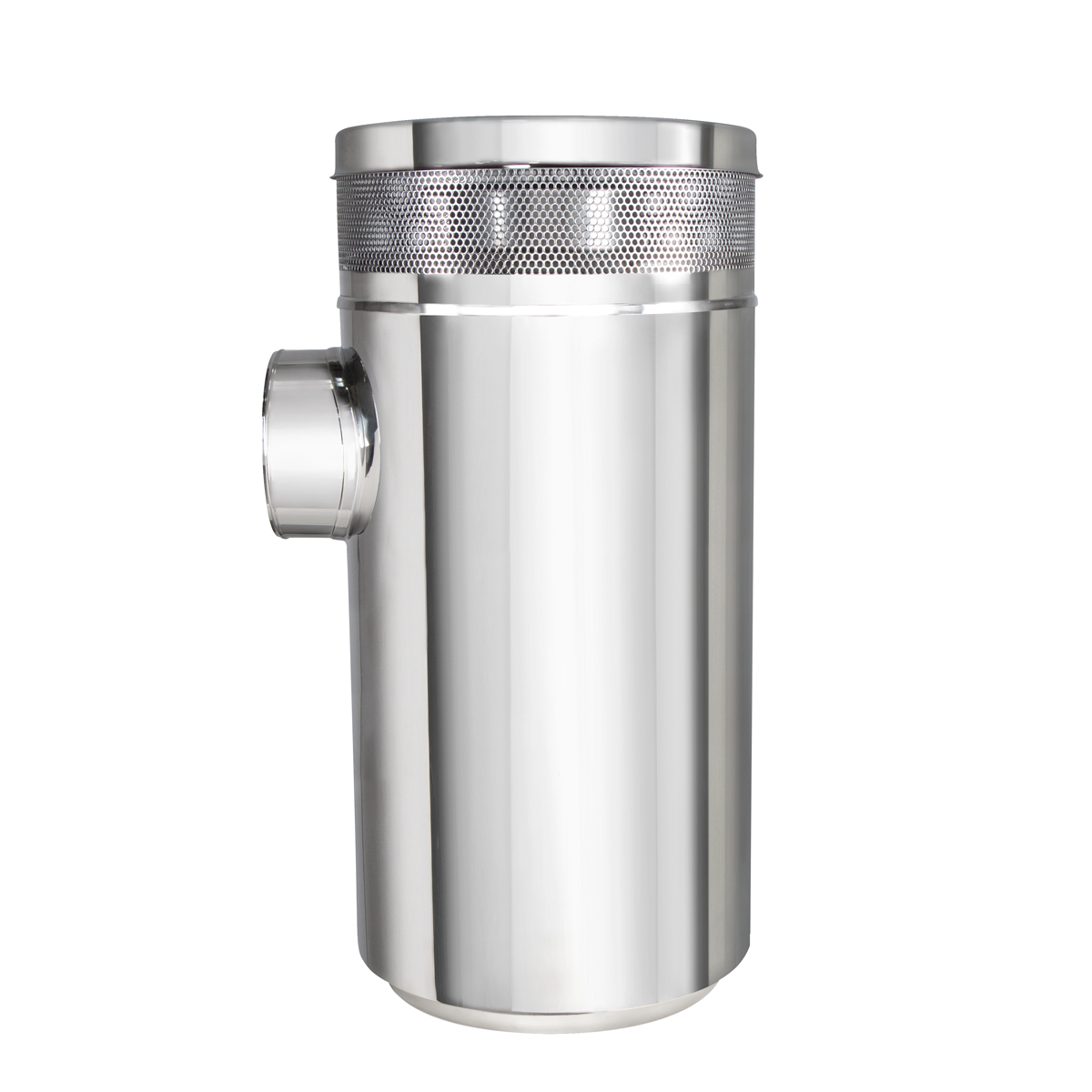 15" Chopped Stainless Air Cleaner Housing for Peterbilt - Thumbnail 4