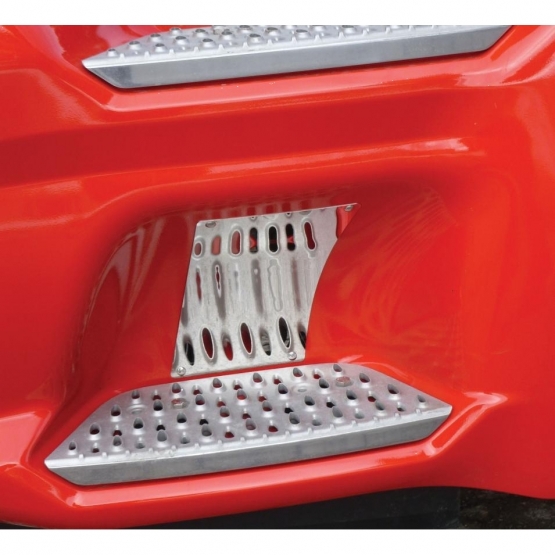 Stainless Peterbilt 579 Back Step Trim - Lower - Thumbnail 2