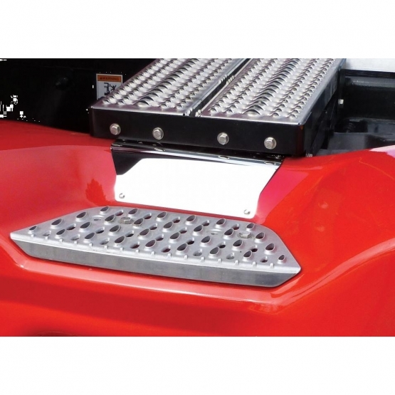Stainless Peterbilt 579 Back Step Trim - Upper - Thumbnail 2