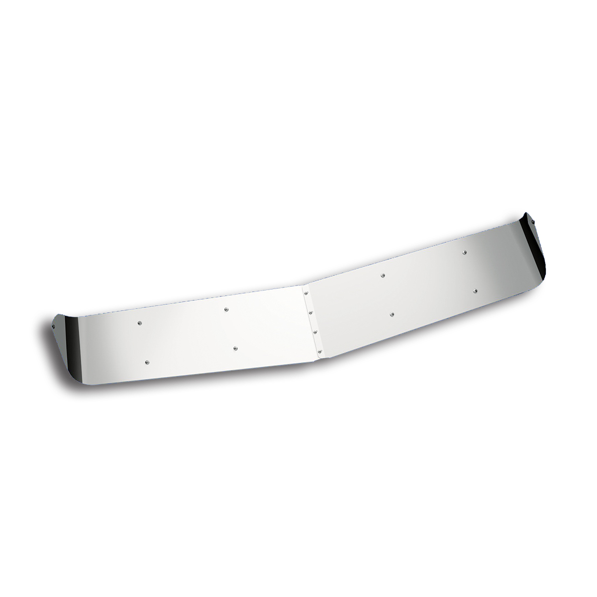 430 Stainless Plain Style Sunvisor For 2002-18 Western Star Constellation/4700 With OE Visor - Thumbnail 4