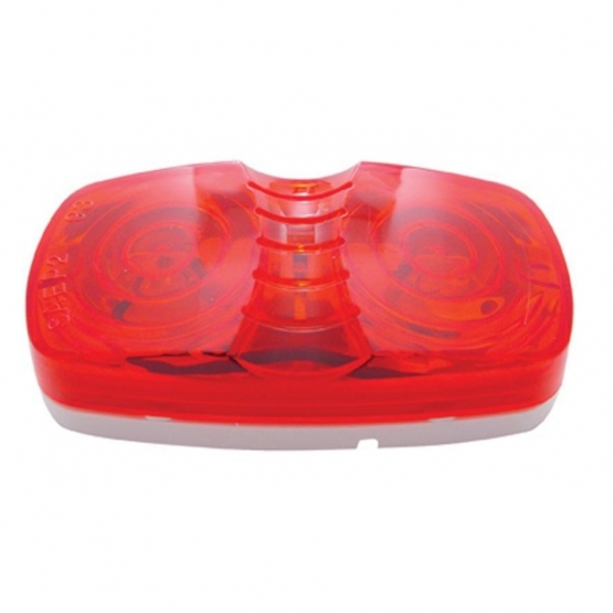 Tiger Eye Light (Clearance/Marker) With White Base - Red Lens