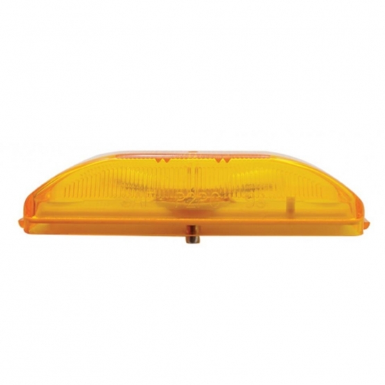 Dual Bulbs Rectangular Light (Clearance/Marker) - Amber Lens - Thumbnail 4