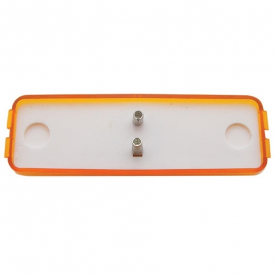 Dual Bulbs Rectangular Light (Clearance/Marker) - Amber Lens - Thumbnail 5