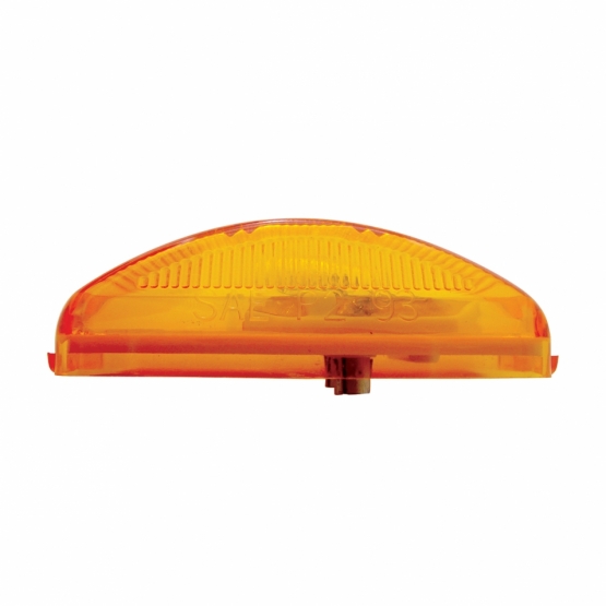 Single Bulb Rectangular Light (Clearance/Marker) - Amber Lens - Thumbnail 4